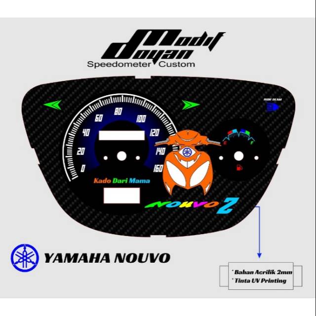 Speedometer custom Nouvo Lele