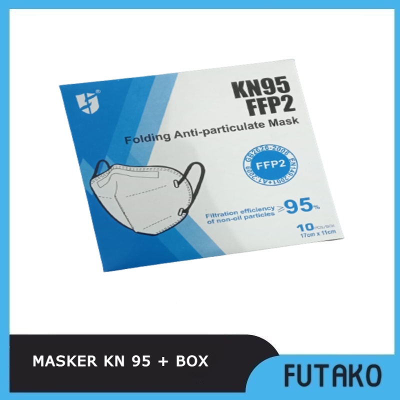 FUTAKO 10 PCS MASKER KN 95 BOX BIRU