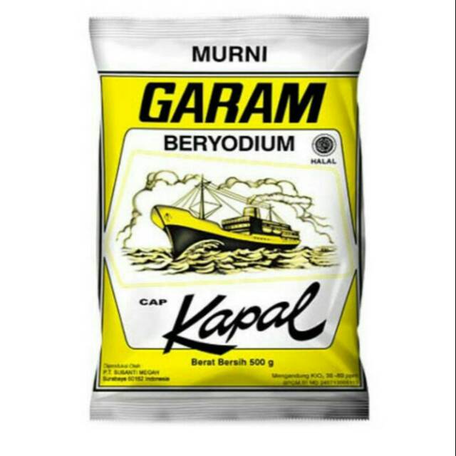 

CAP KAPAL Garam/Dolpin500gr