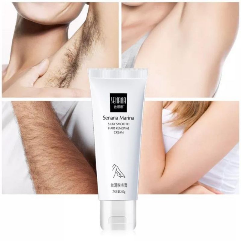 Senana Marina Hair Removal Cream Perontok Bulu Rambut Ketiak Bulu Kaki Tangan Ranpa Rasa Sakit / Krim Penghilang Bulu Alami Murah / Krim Perontok Bulu Kaki / Krim Perontok Bulu Ketiak / Krim Penghilang Bulu Tanpa Rasa Sakit / Krim Perontok Bulu Kemaluan