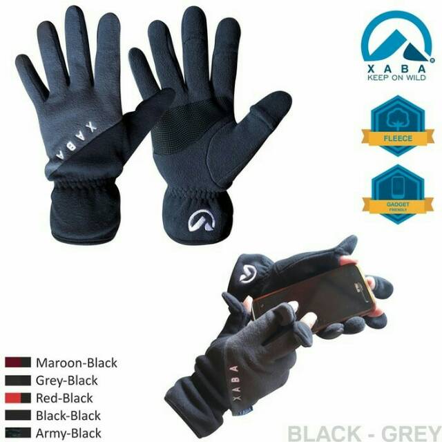 SARUNG TANGAN OUTDOOR GEAR GLOVE XABA GAYO-02 dan XABA MORI-01 FOR CLIMBING HIKING MOTORCYCLING