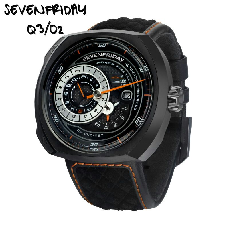 SEVEN FRIDAY JAM TANGAN PRIA GRATIS BOX ORI DAN TALI RUBBER