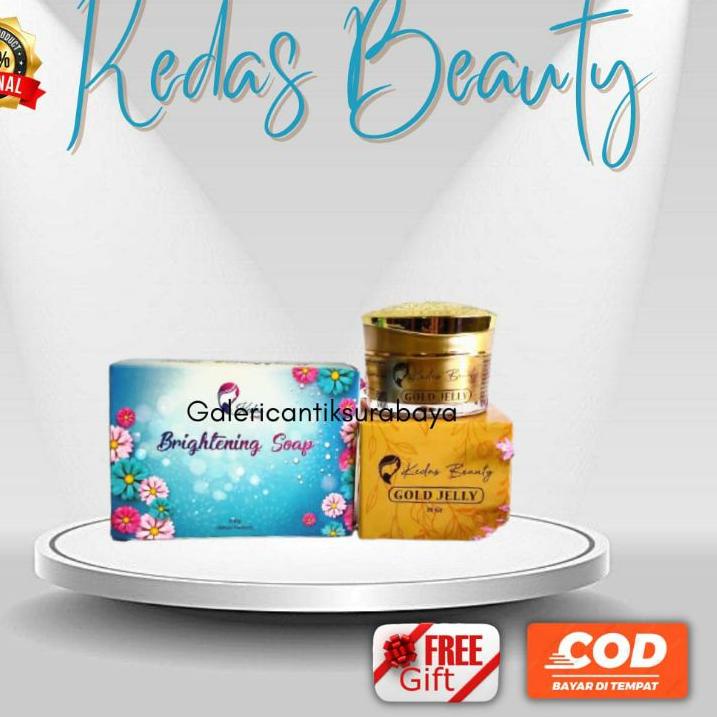 ★hl»|Gratis ongkir|KEDAS BEAUTY ORIGINAL BPOM SABUN SERUM GOLD JELLY-3