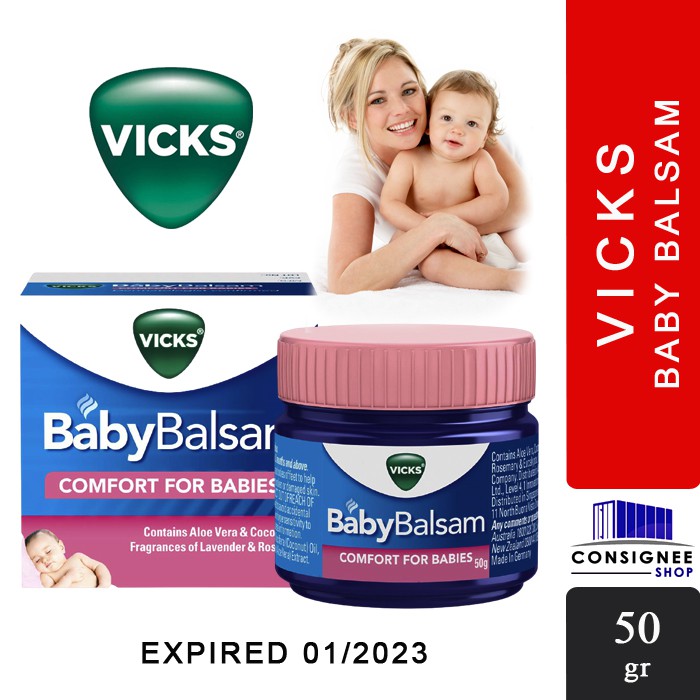 TERMURAH VICKS BABY BALSAM ORIGINAL - BALSEM ANAK 50 GR OBAT BAYI BALSAM BAYI