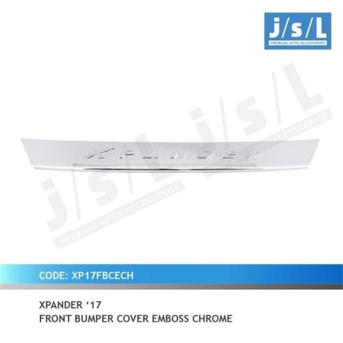 Cover Bumper Depan Xpander Emboss Chrome