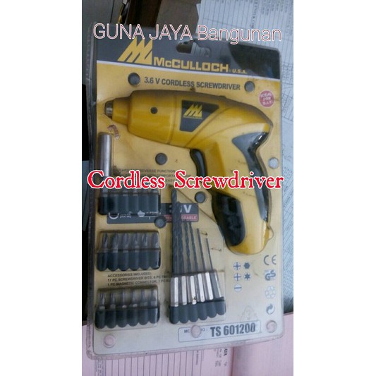 Cordless Screwdriver