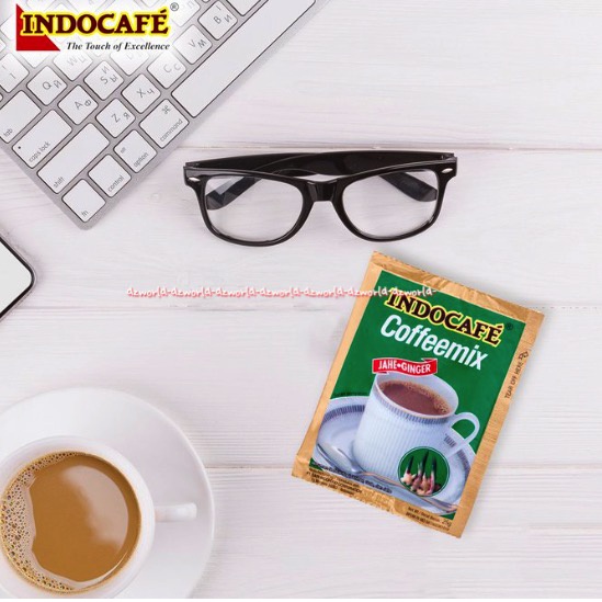 Kopi Indocafe Coffeemix 30sachet Indocafe Jahe Ginger Kopi mix Indocafe Hijau Indo Cafe Jahe Coffee Mix Kopi Jahe Sachet