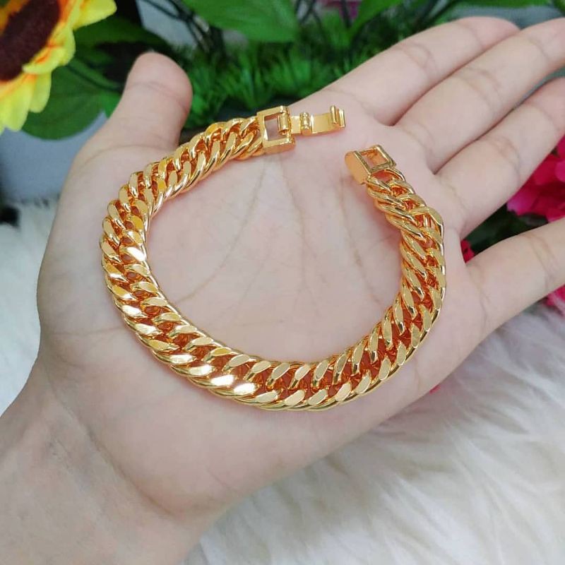 gelang rantai tebal  xuping jewelry yaxia titanium kalung milano satelit kalung impor
