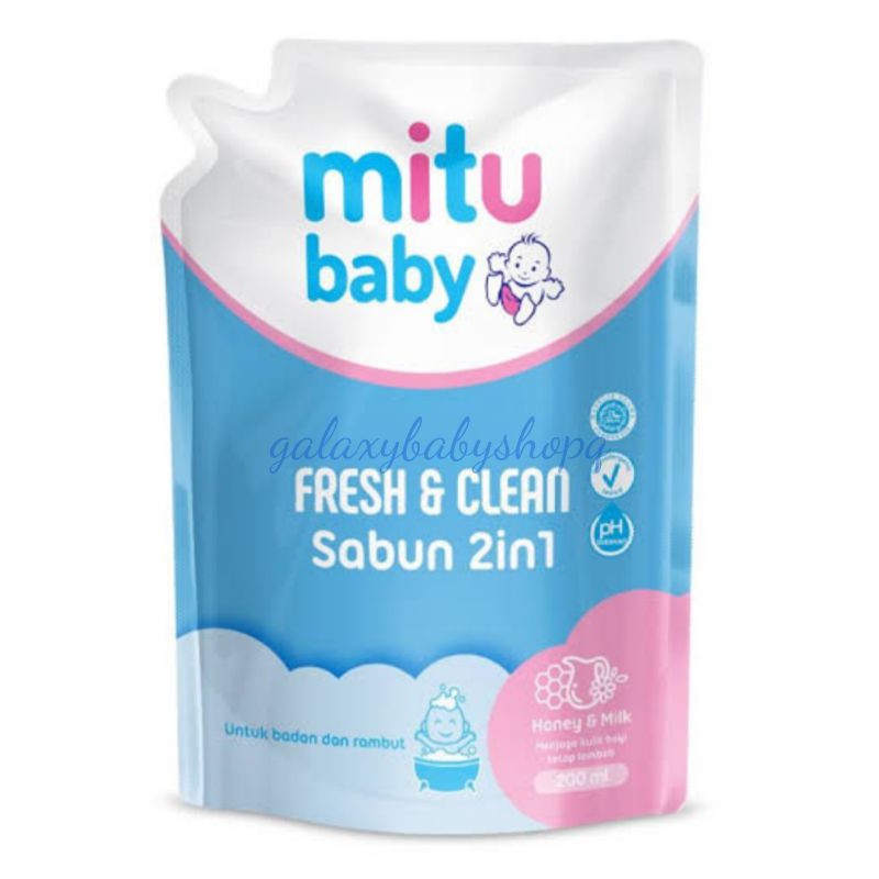 Mitu Baby 2in1 Honey Milk 400ml Refil