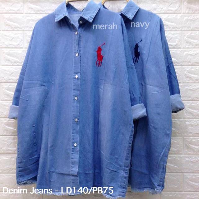 Tunik denim jeans
