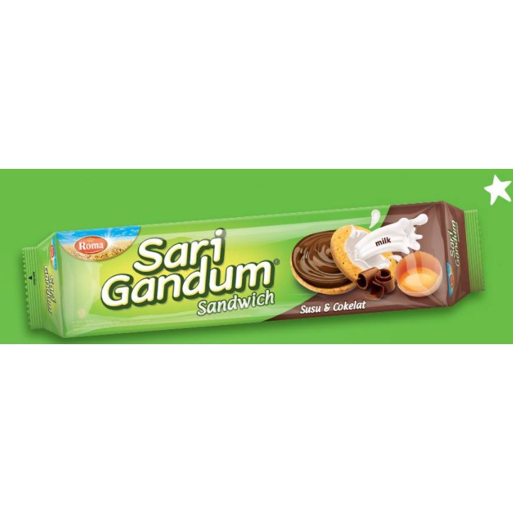 

Roma Sari Gandum Biskuit Isi Coklat 115 gr