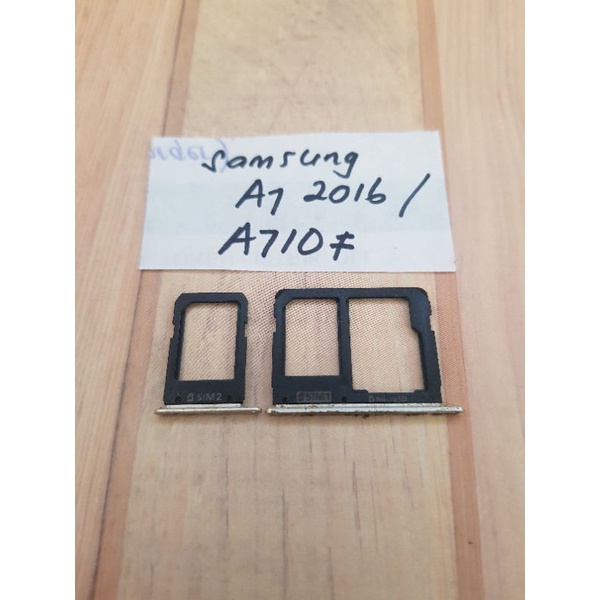 SIM TRAY SLOT TEMPAT KARTU SIM CARD HP SAMSUNG A7 2016