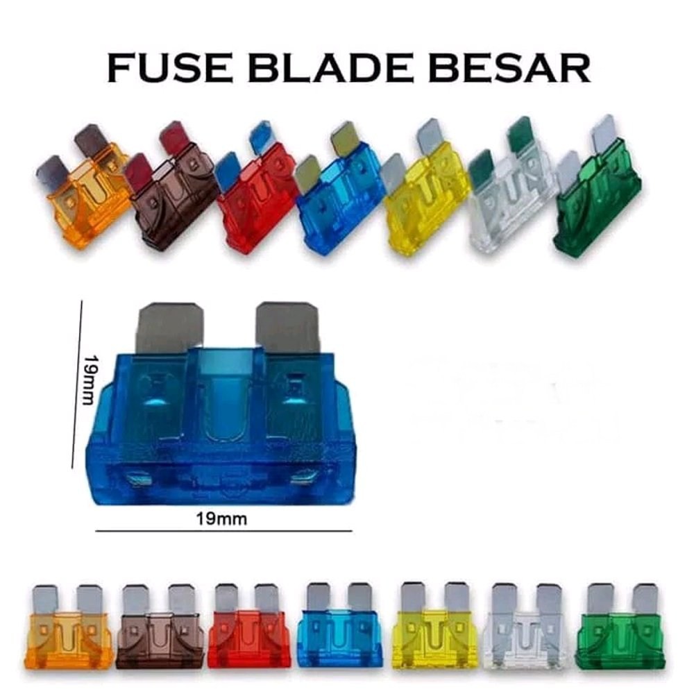 Fuse Blade Sekring Tancap Reguler Mobil Motor Sikring Audio