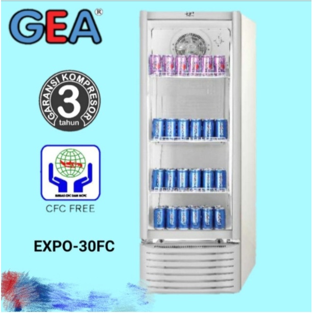 GEA Showcase 222 Liter Display Cooler EXPO-30FC EXPO 30FC Expo 30FC