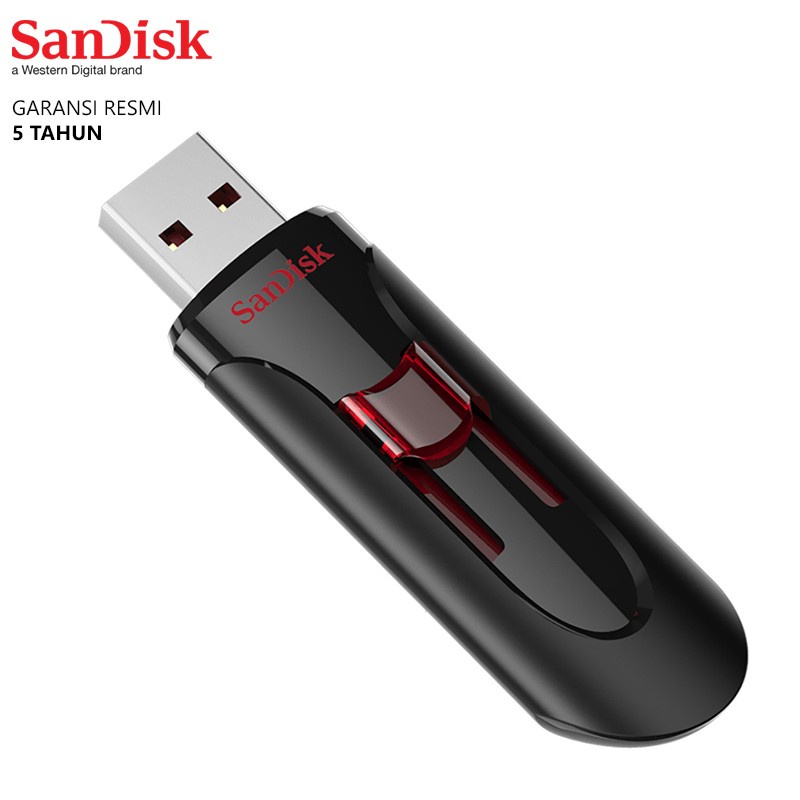 Flashdisk Sandisk Cruzer Glide 16GB 3.0 USB Flash Drive CZ600