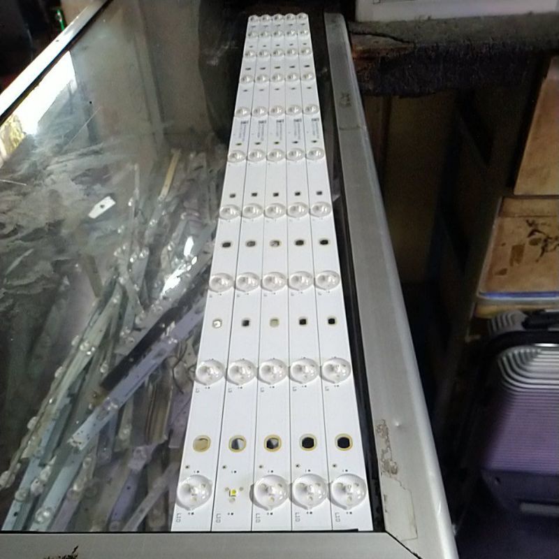 BL - Backlight - lampu latar tv led polytron 43" 10 kancinh 5 batang 1 set
