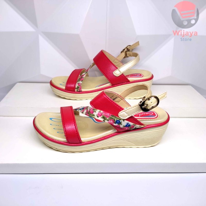 Sandal Anak Perempuan Carvil Original Sendal Wedges Kasual dan Trendi untuk Anak Cewek