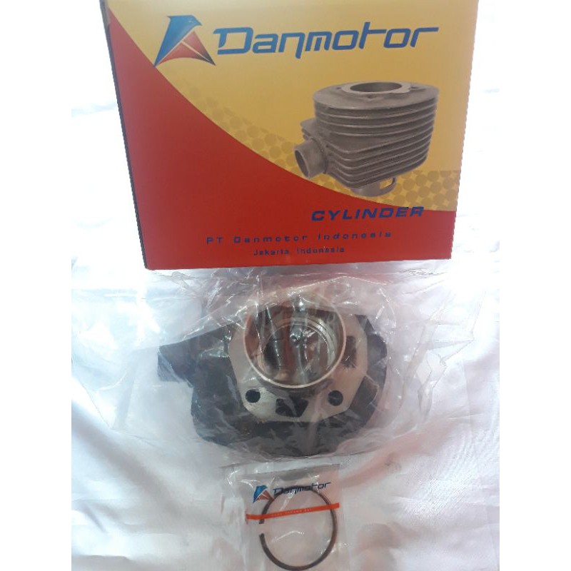 Cylinder / boring set lubang 3 vespa merk Danmotor