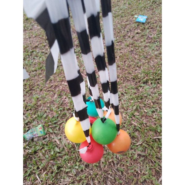 mainan anak balon tuyul,balon loncat,bajing loncat,mainan jadul