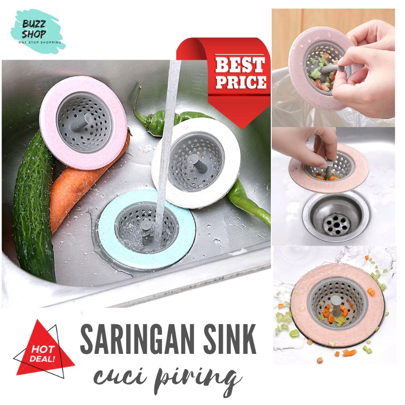 Saringan Wastafel Sink / Saringan Bak Tempat Cuci Piring / Sink Filter Silicone