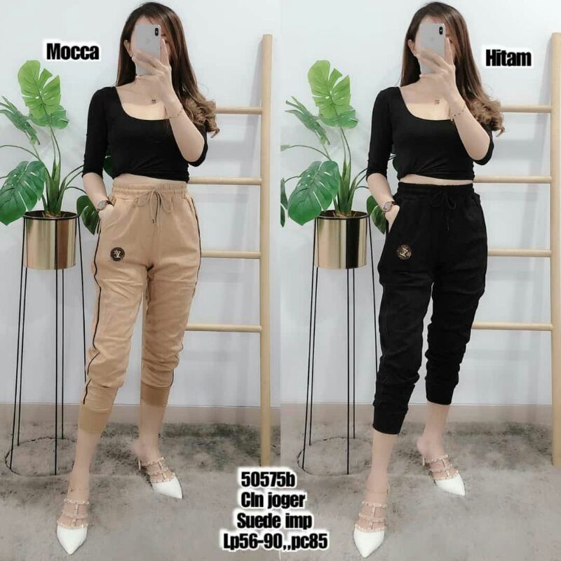 CELANA SUEDE KOREA WANITA FASHION IMPOR LIST WARNA CP 50575