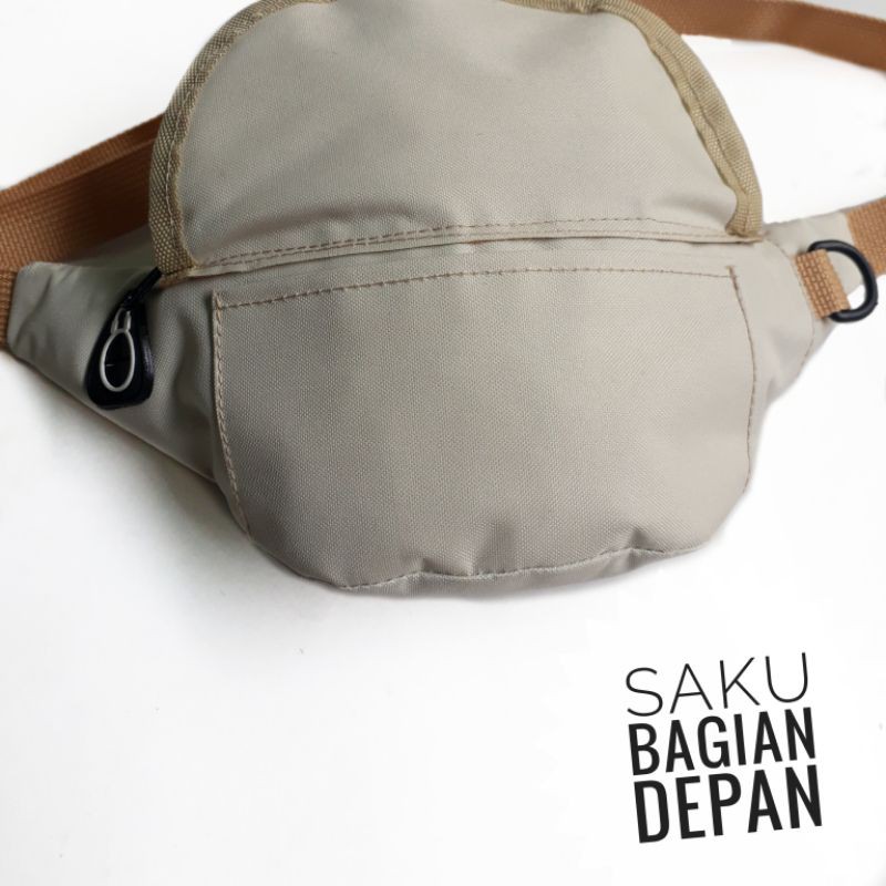 Tas selempang waistbag mini pria ORIGINAL