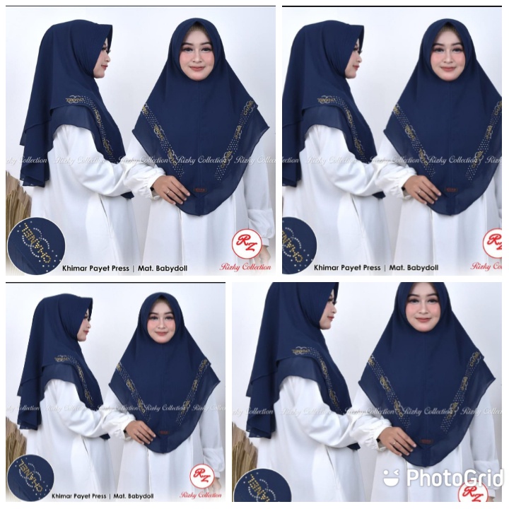 HIJAB PAYET CHANNEL SUPER COOL / HIJAB  CERUTY 2 LAYER / HIJAB INSTAN KERUDUNG INSTAN HIJAB INSTAN PAYET CHANNEL ORI RIZKY COLLLECTION | HIJAB KERUDUNG  INSTAN PAYET TERLARIS