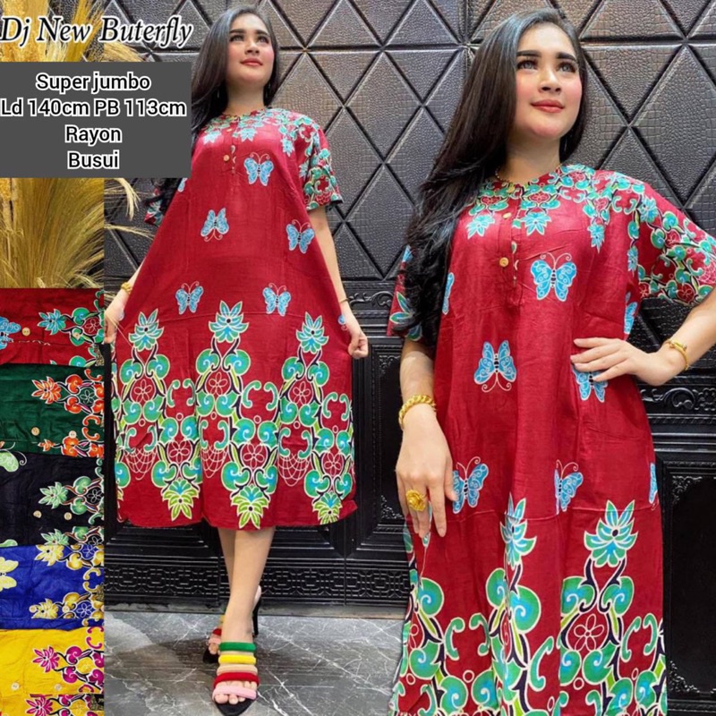 BATIK WANITA DASTER JUMBO BUSUI DASTER RAYON JUMBO MOTIF TERBARU