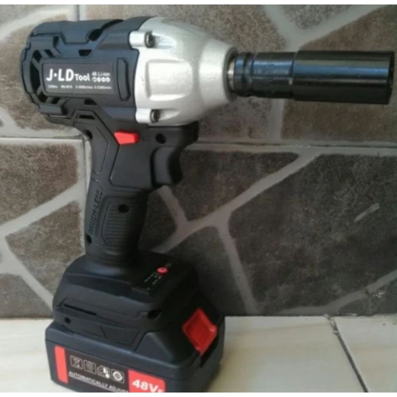 Mesin Impact wrench Cordless merek JLD 48S /Mesin pembuka baut tools