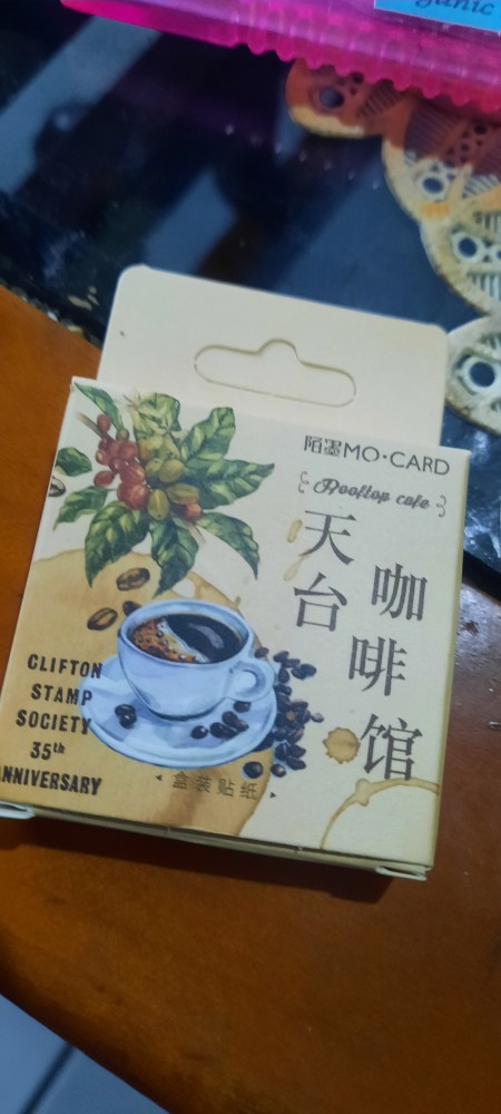 Stiker Motif Kopi ( Isi 40 - 46 Pcs/pack )