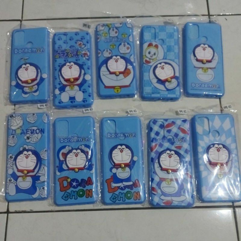 softcase doraemon boneka 4d oppo a53 2020 a33 2020 a32 2020