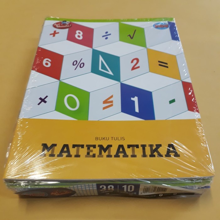 

Hot Sale Buku Tulis Pendek Sinar Dunia Matematika Kotak2 38 Lembar Isi 10 Buku Terlaris