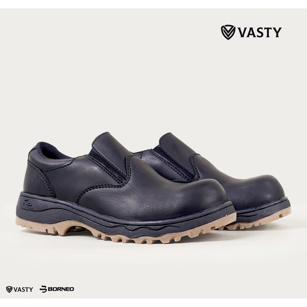 SEPATU SAFETY SLIP ON UJUNG BESI SLIP ON VASTY ST. 29