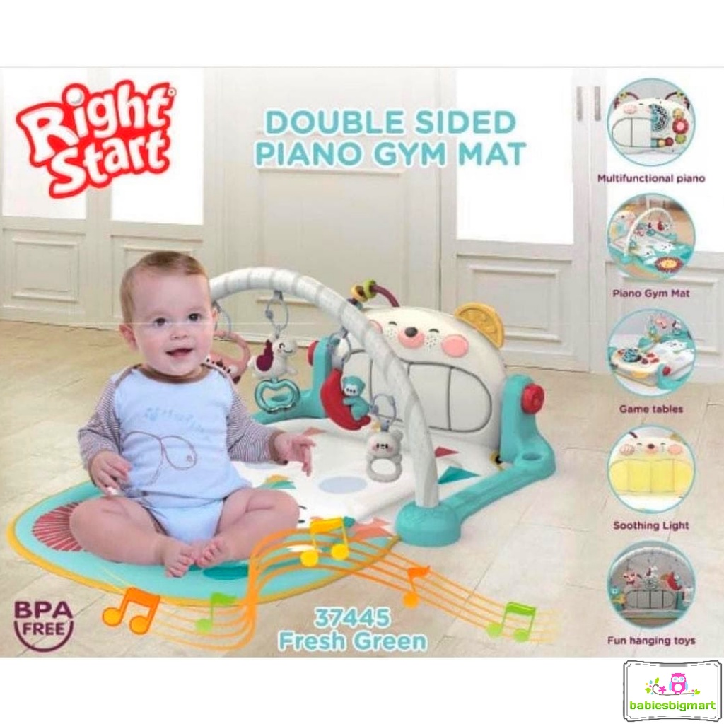 Playgym Spacebaby SB 8013 8017 Rightstart 37443 Double Side Piano Musical Gym Alas Main Bayi Karpet