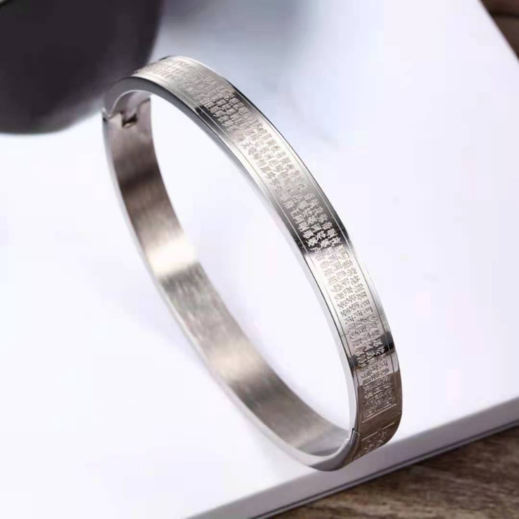 Gelang Bahan Titanium Steel Gaya Retro