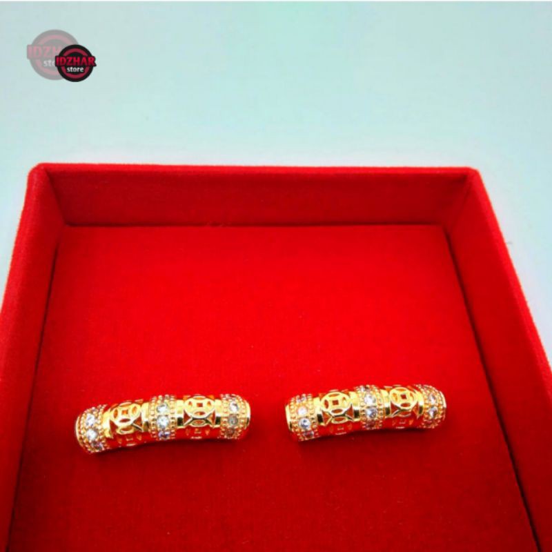 Charm Liontin Xhuping Bahan Gelang emas Hongkong