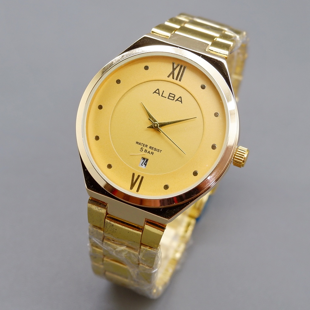 Jam Tangan Pria Alba Rantai Date Aktif
