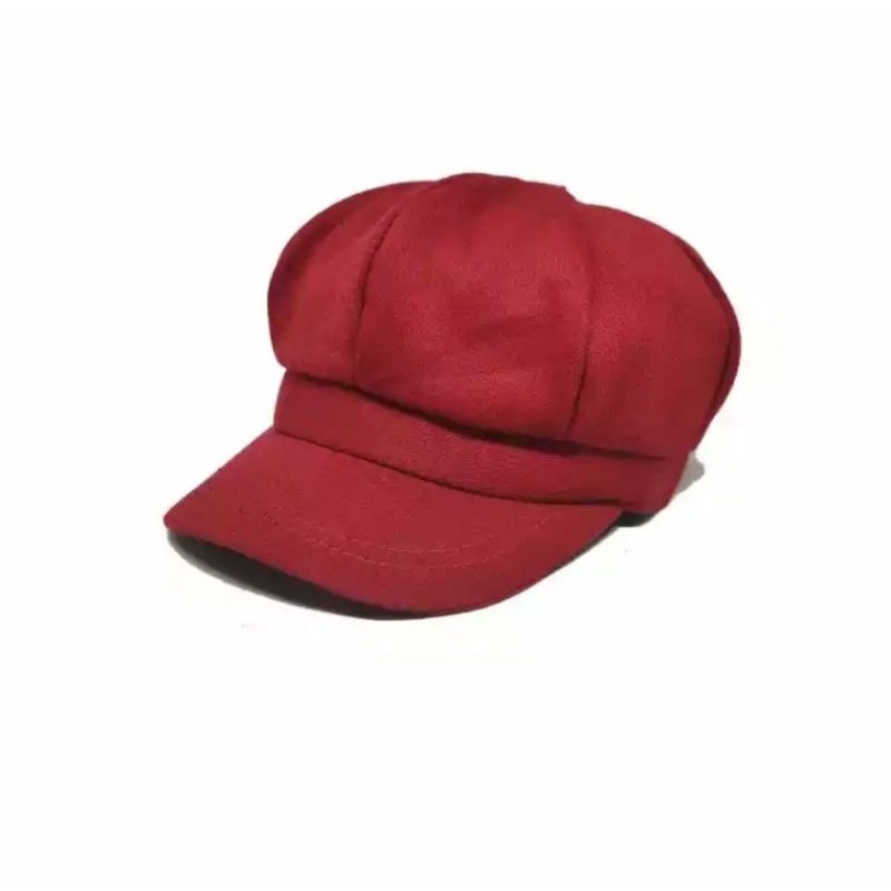 Topi Bayi/Topi Anak/Topi Apolo Bayi. Usia 0 - 2 Tahun-MAROON