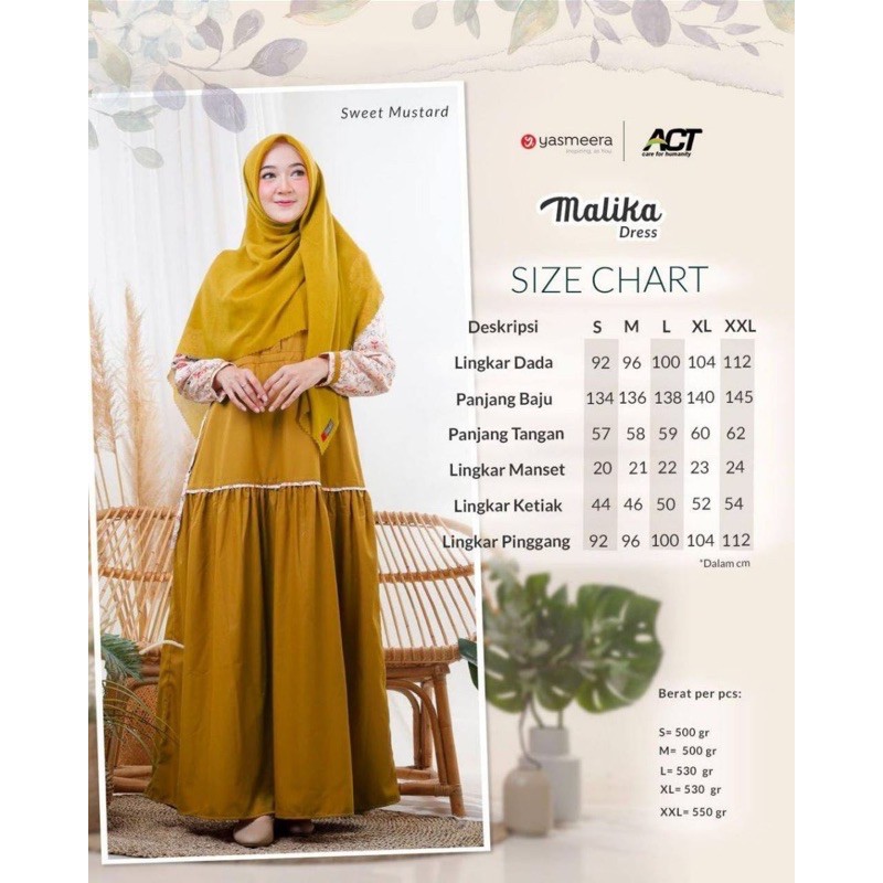 YASMEERA-GAMIS ADEM MALIKA DRESS
