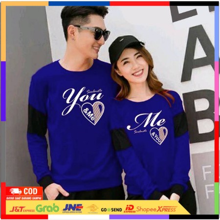 Baju Kaos Couple (DAPAT 2 BAJU) - Baju Kapel - Baju Copel - Baju Capel - Baju Caple - Baju Pasangan-