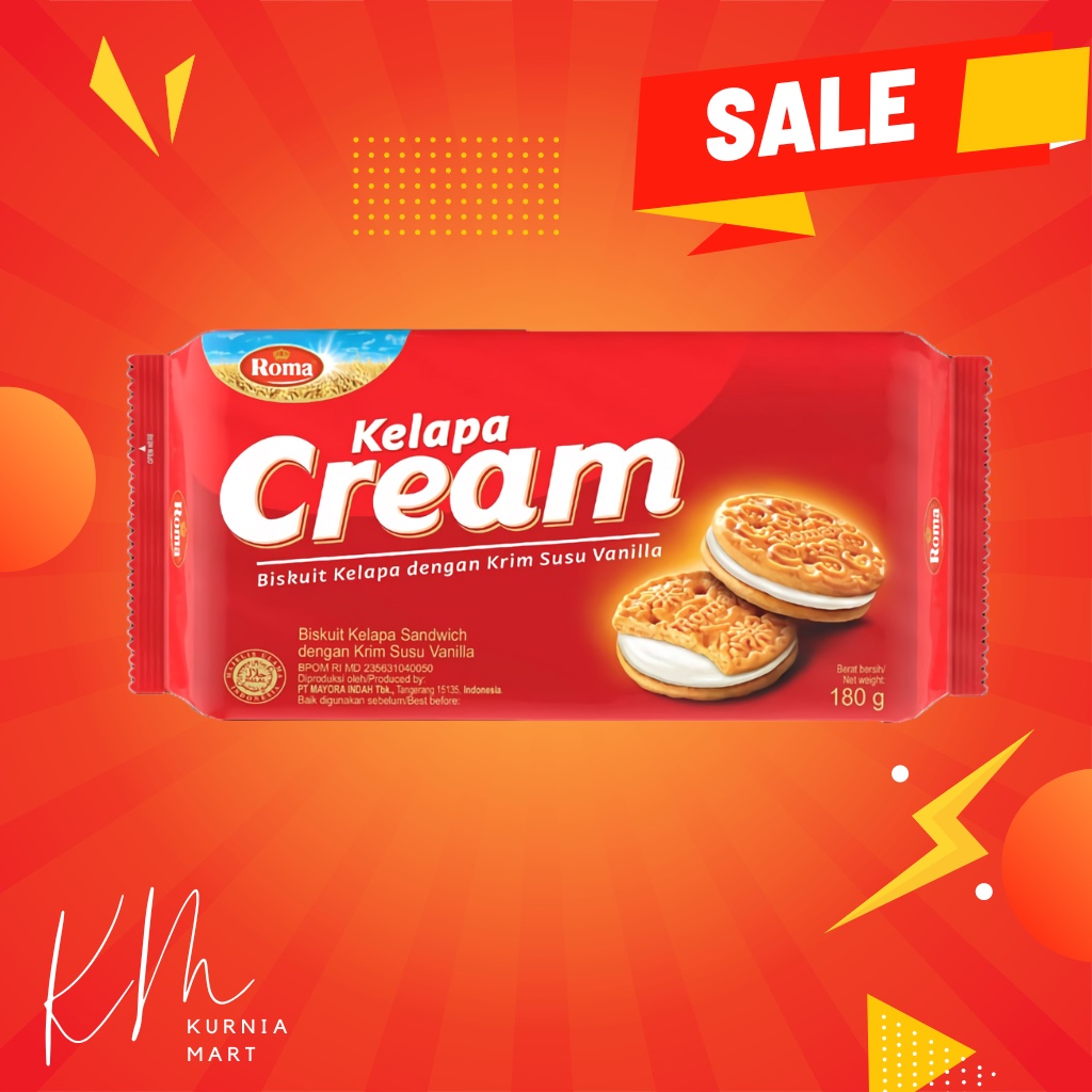 

Roma Kelapa Cream 180 gr