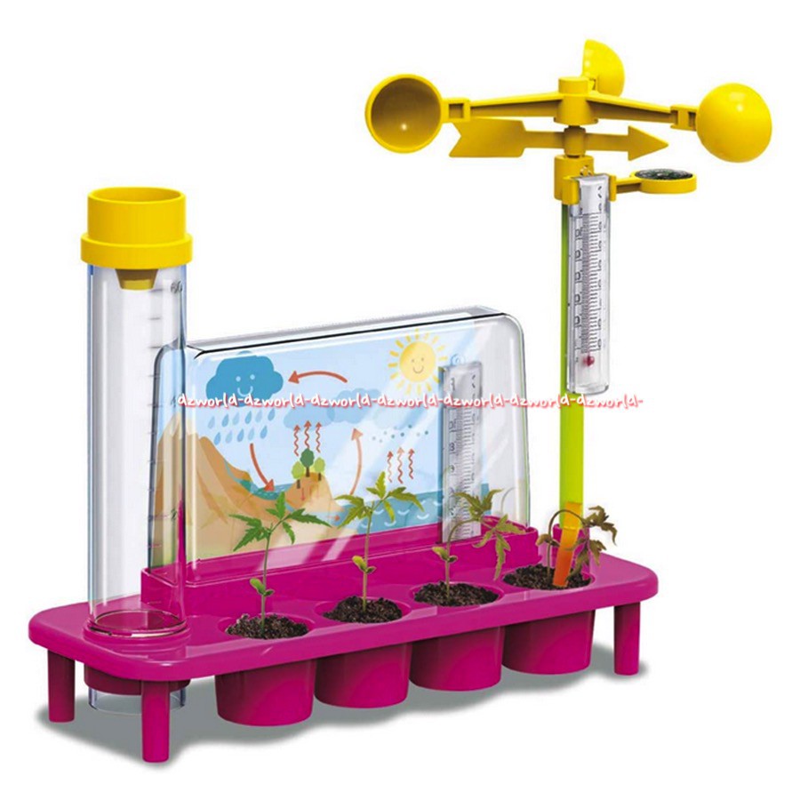 4M Steam Powered Girls Weather Station Alat Membuat Stasiun Cuaca Didukung Uap