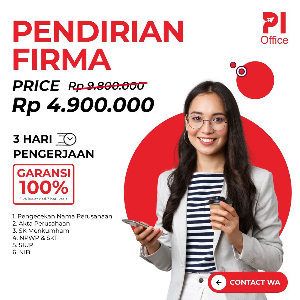 

Paket Pendirian Firma Cepat, Murah, Aman