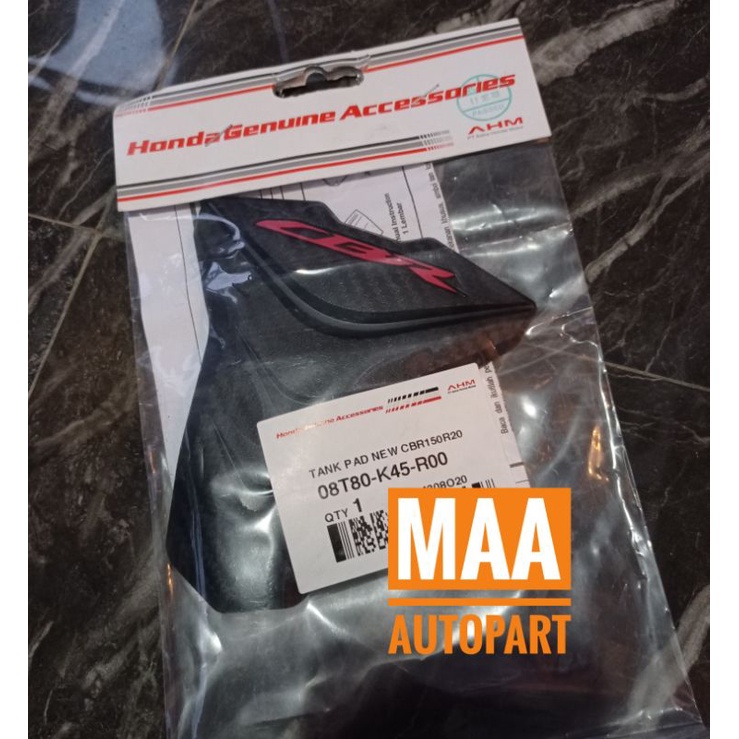Tank Pad Stiker Sticker Timbul Cover Tangki CBR 150R K45R 2021 08T80K45R00 Asli