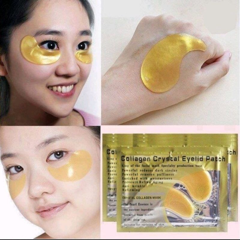 MASKER MATA / masker mata crystal colagen gold eye mask eyemask