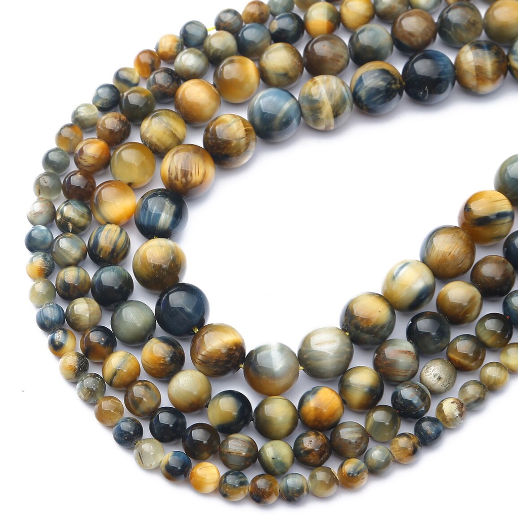 38-93 Pcs Hot Sale Batu Alam Dreamy Amber 4/6/8 MM Dapat Dipilih Batu Alam Bulat Manik-manik untuk Membuat Perhiasan Aksesoris DIY Strand