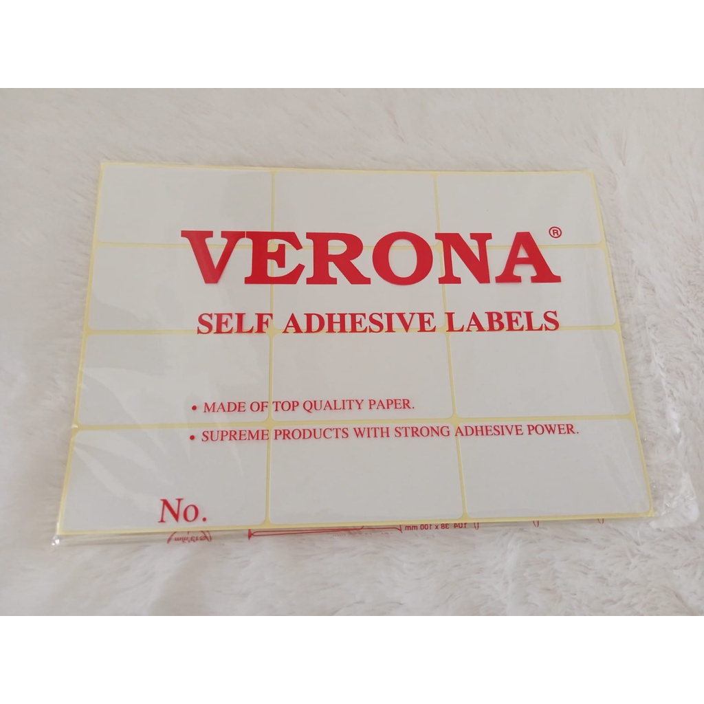 

Label Verona No.103 / Label Undangan