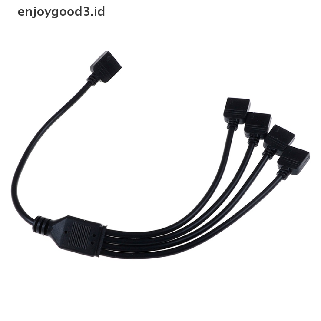 Kabel Konektor Splitter 1 Ke 3Rgb 4 Pin Untuk Lampu Led Rgb 4