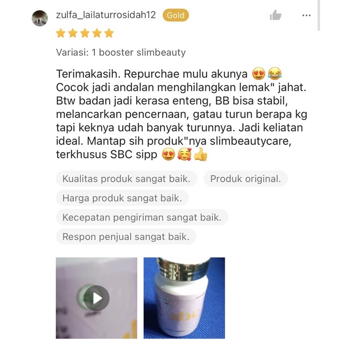 2 SBC BOOSTER (SLIMMING/DIET CAPSULE PELANGSING HERBAL) BPOM