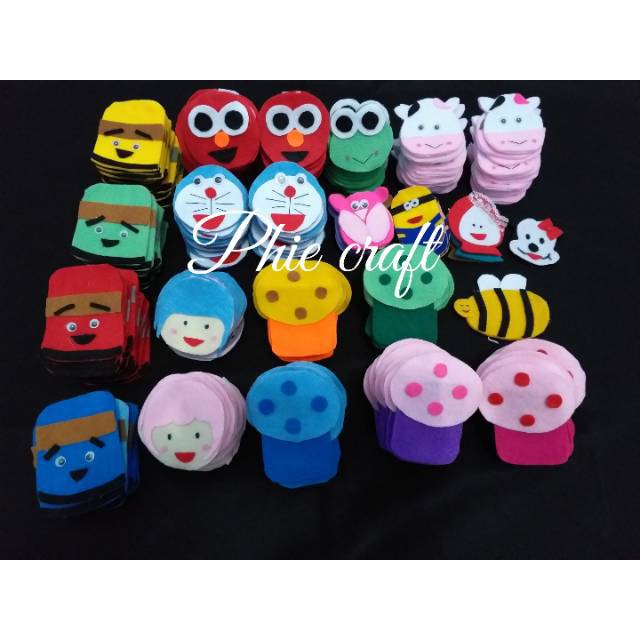 Amplop flanel karakter / Amplop lebaran / Amplop unik